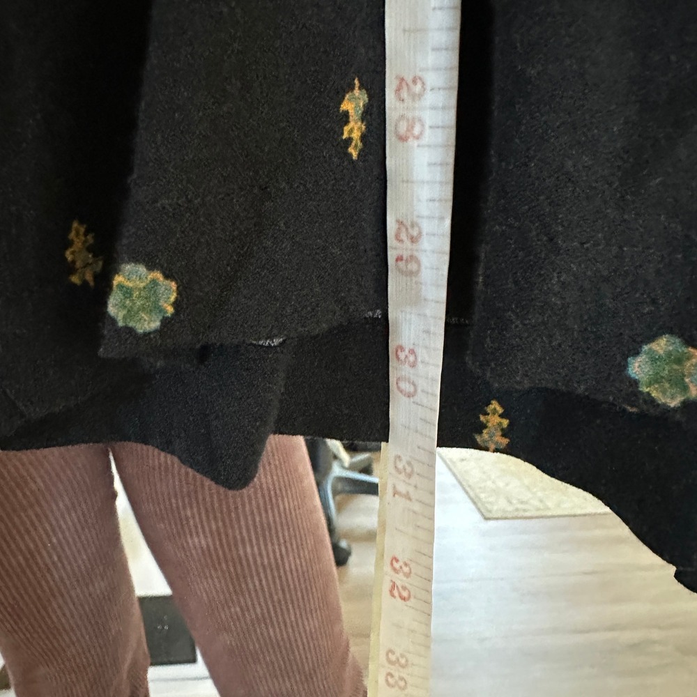 Free People Black Love Grows Long Sleeve Keyhole Romper Garden Print S - Picture 15 of 15